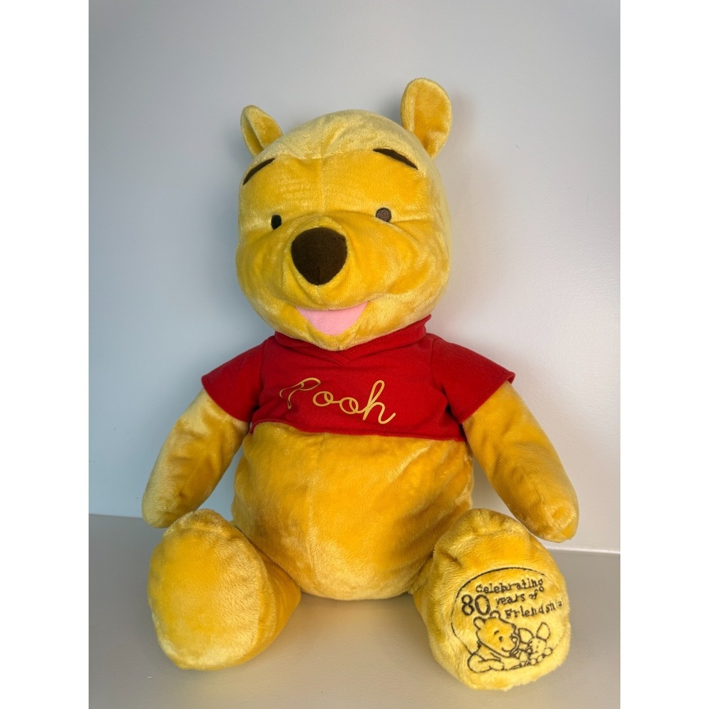 Fisher Price 80 Years of Friendship 24"‎ Winnie the Pooh Plush Disney Stuffie